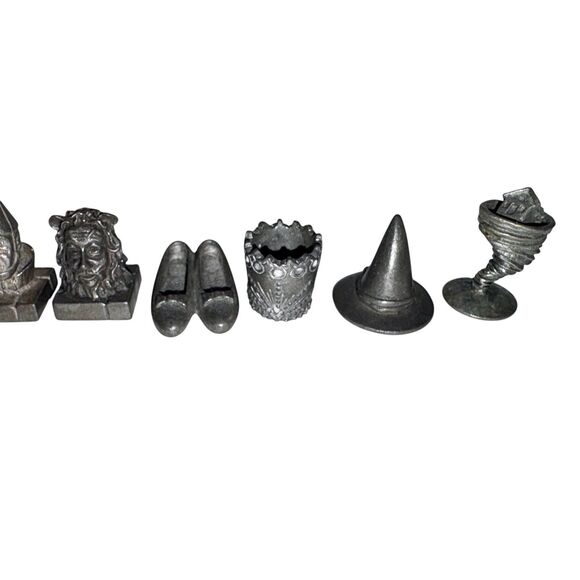 8 Player Tokens Monopoly Wizard of Oz 1998 Replacement Pieces Parts - Picture 3 of 3